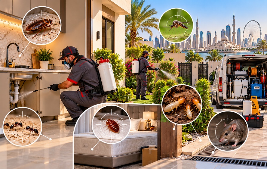 أبرز شركات مكافحة الحشرات بضمان وبمتابعة دورية بالإمارات